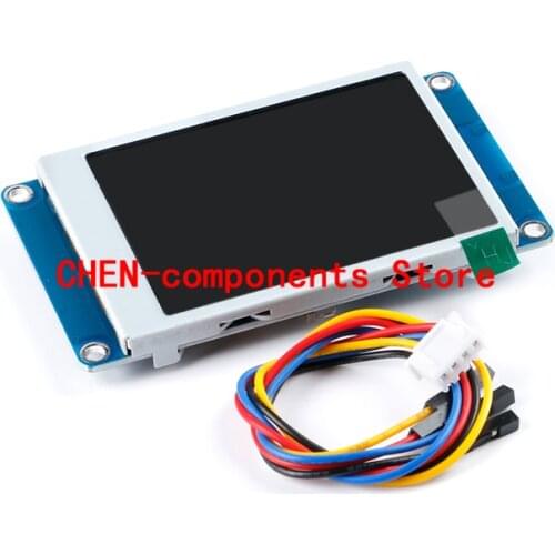 T1 serials TJC3224T128_011R 2.8 inch Resistive touch serial screen with font library QR code display HMI human-computer interact