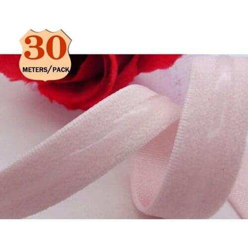 Silicone gripper elastic 1/2" webbing pink color 30meters per pack shoulder strap tape bras lingerie girdle sewing accessories