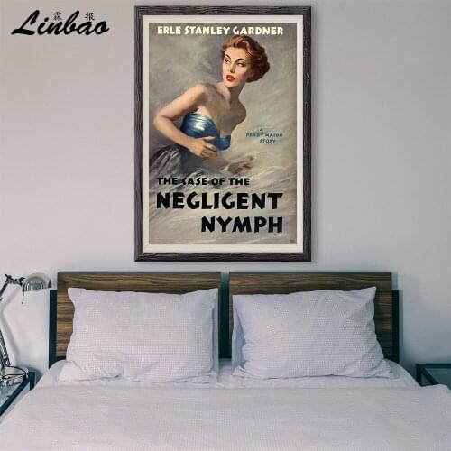 V015 1949 Nymphing Negligence 1st Degree! Vintage Classic Movie Custom Silk Poster Home Deco Wall Art Christmas Gift