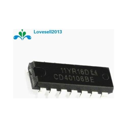 10PCS CD40106 CD40106BE 40106 DIP-14 HEX SCHMITT TRIGGER IC
