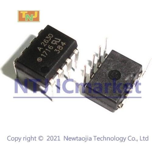 10 PCS HCPL-2630 DIP HCPL2630 A2630 HIGH SPEED-10 MBit/s LOGIC GATE OPTOCOUPLERS