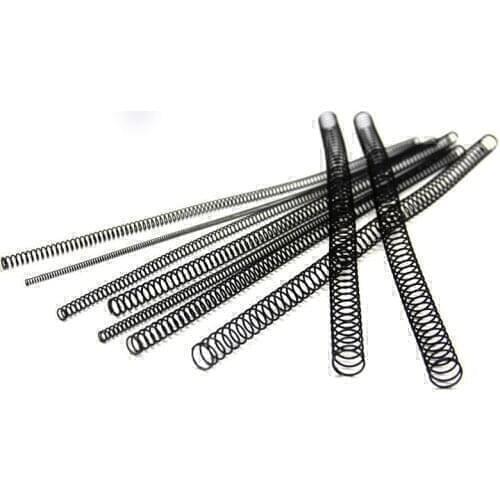 2pcs 2.5mm wire diameter spring compression springs elasticity ring coil telescopic flexible rings 65Mn steel 300 long 30-55 OD