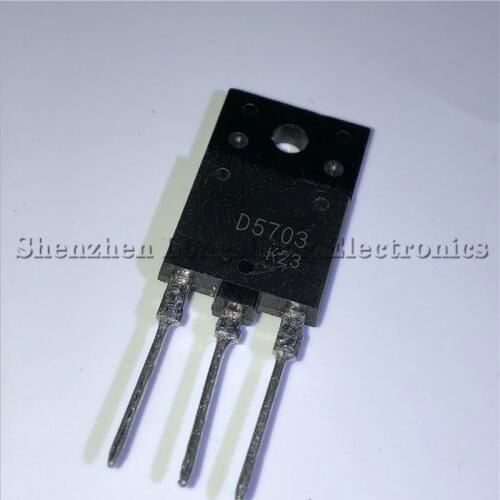 5PCS/LOT Spot KSD5703 D5703 TO-3PF NPN Transistor Power Supply Tube 1500V 10A Quality Assurance