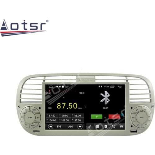 For Fiat 500 2007-2014 Car Radio GPS Navigation Car Multimedia Player Radio Android 9.0 Auto Stereo Head Unit Auto Audio Radio