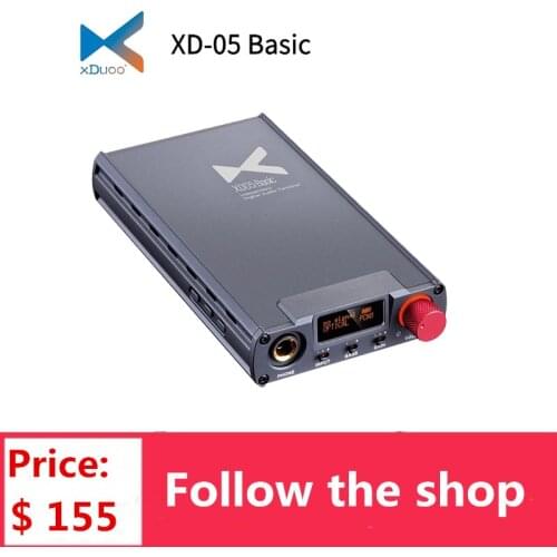 XDUOO XD-05 Basic AK4490 PCM384KHz DSD256 XMOSXU208 XD05 Basic HiFi Protable Headphone Amplifier XD05 Basic