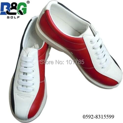 Free Shipping! hot sale high quality Leather Rental Bowling Shoes