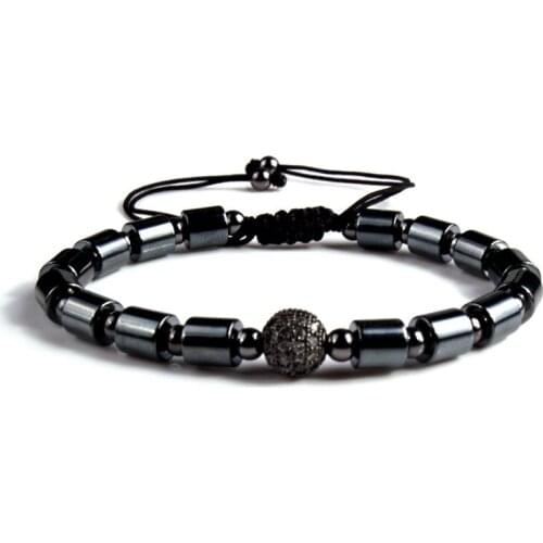 Black Colour Silver Beads Bracelets For Women Men Adjustable Size Metal Ball Charms Fashion Jewelry Erkek Bileklik Party Gifts