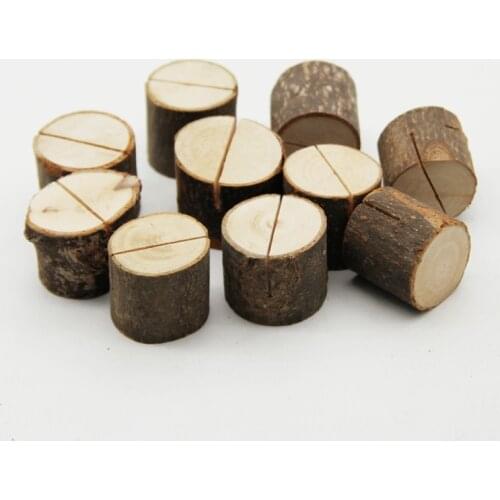 5PCS Wedding Wooden Place Card Holders Rack Decoration Table Numbers Wooden Signs For Party Celebration DIY Direction Signs