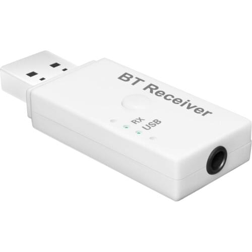 JD-E6 USB Bluetooth 5.1 Audio Receiver Car MP3 Player Dual Output AUX Audio Line Bluetooth Adapter