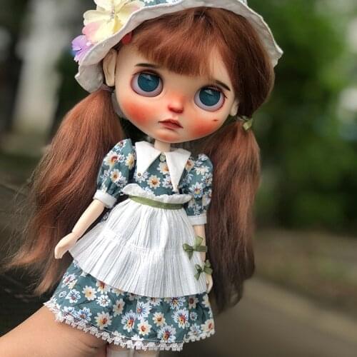Customized Blyth doll by hand customized BJD dolls SD Jointed body 520