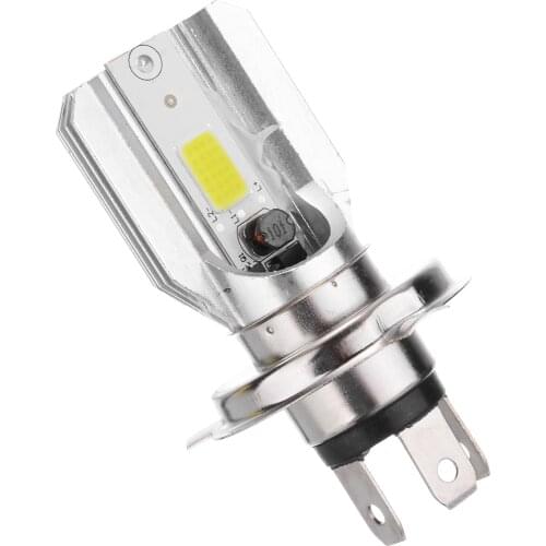 1pc DC12V H4 LED Motorcycle Motorbike Headlight Bike White Fog Light Bulb Energy Saving Lamp 6-20W 77 x 42mm No Wiring