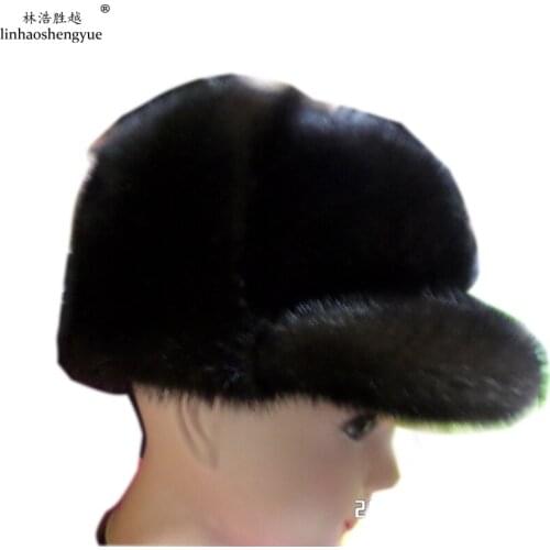 Linhaoshengyue Men's Leather Hats