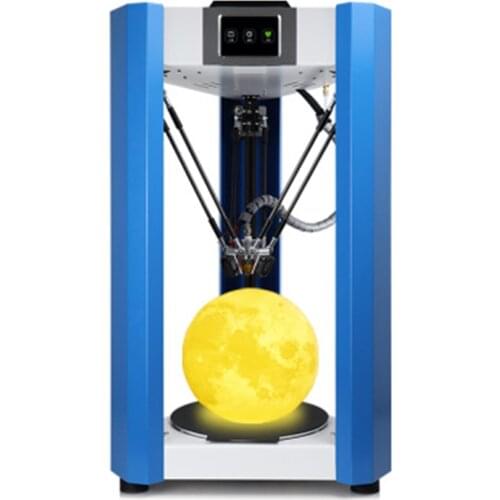 High Precision Delta 3D Printer Magnetic Platform WiFi Connection Fast 3D Printer High Efficiency Self-leveling Moon Light Print