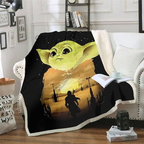 Classic Movie Blanket Design Flannel Fleece Blanket Printed Sofa Warm Bed Throw Blanket Adult Blanket style-4