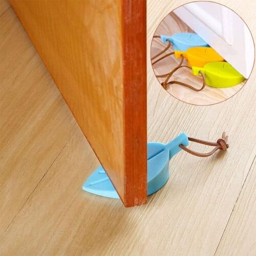 Leaves Shape Door Stop Baby Safety Silicone Door Stopper Door Stop Guards Safe Protector Anti-pinch Hand Child Safety Security