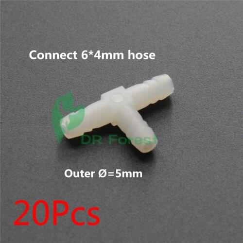 20Pcs Dentist Lab Air Water Plastic Tube Connector Pipe Tubbing Fitting For Dental Item