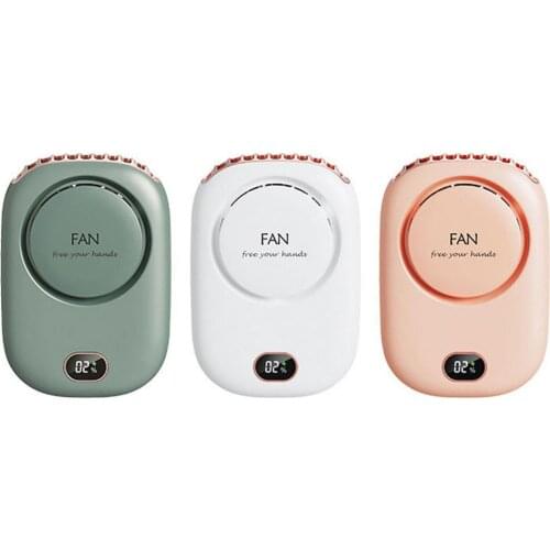 Hanging Neck Fan Portable Mute High Wind Mini USB Charging Small Blower Rechargeable Electric Handheld Air Conditioning Cooling