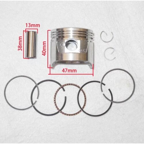 70cc 90cc Piston kit,Piston,Piston Ring,pin and clip for ATV Quad and pit bike with JH70 TH90 horizontal Engine