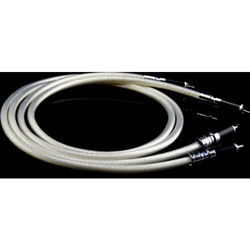 Silver-plated 2 RCA Cable High Quality Pure OCC Cover with Silver RCA Male to Male Cable