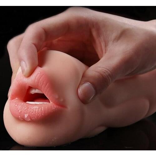 Silicone for Men Erotic Adult Sex Shop Deep Throat with Tongue Realistic Vagina Pussy Sex Toys Soft sex for man sex machine