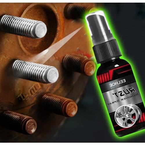 30ml Car Rust Remover Spray Automotive Wheel Rim Metal Parts Anti-rust Car Wash Maintenance Multi-Purpose Rust Cleaning Agent