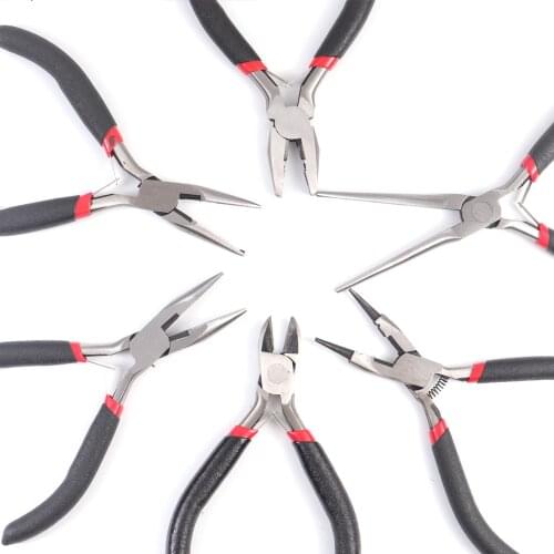 Steel Needle Nose End Cutting Jewelry fixing Jewelry Pliers Tools & Equipment Kit for DIY Jewellery Accessory Design Hand Tool