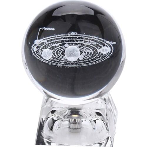 Glass Ball Fashion Engraved Solar System Ball Quartz Ball Creative