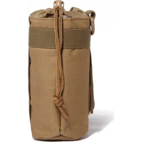Tactical camouflage thermos water bottle cover bag Outdoor sports molle kettle bag