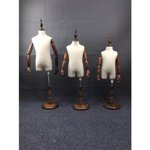 High Grade Children Model Half Body children Mannequin With Flexible Hand On Sale