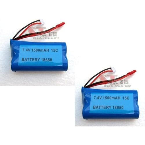 WPL B-14 B24 C14 1:16 Truck 4WD RC Crawler Car 7.4V 1500mah battery 2pcs