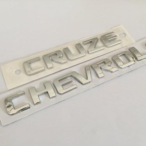 1pcs ABS car Letter Rear trunk Decals Emblem badge sticker Decal Car styling auto Accessories