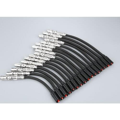 16Pcs Ignition Spark Plug Wire Cable Kits 1131500019 90533002 for Mercedes-Benz E430 S430 E500 4Matic 4-Door CLK500 Base 2-Door