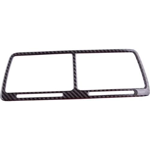 Beler Car Console Middle Air Vent Outlet Panel Cover Trim Fit for Dodge Challenger 2008-2010 2011 2012 2013 2014 Carbon Fiber