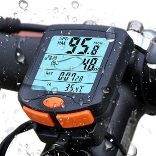 Wireless Bike Cycling Computer Odometer Speedometer Bicycle Speeding Alert Stopwatch Display Code Table With Luminous