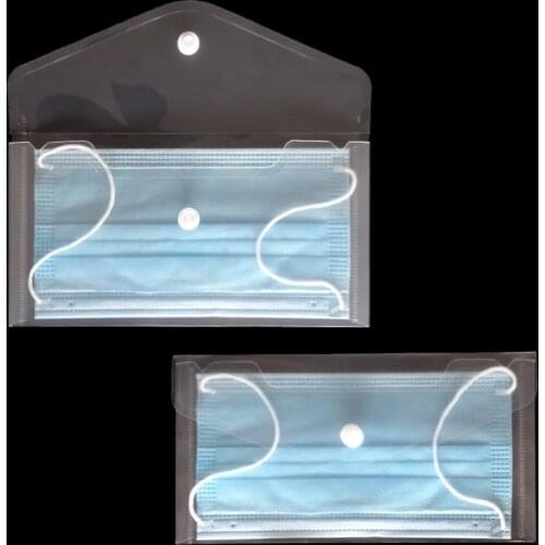 Portable Face Masks Organizer Mask Storage Case Mask Storage Clip Holder Mask Storage Box Dustproof Waterproof Mask Organizer