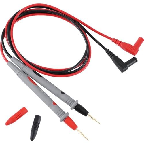 Digital Multimeter probe Soft-silicone-wire Needle-tip Universal test leads with Alligator clip For LED tester Multimetro