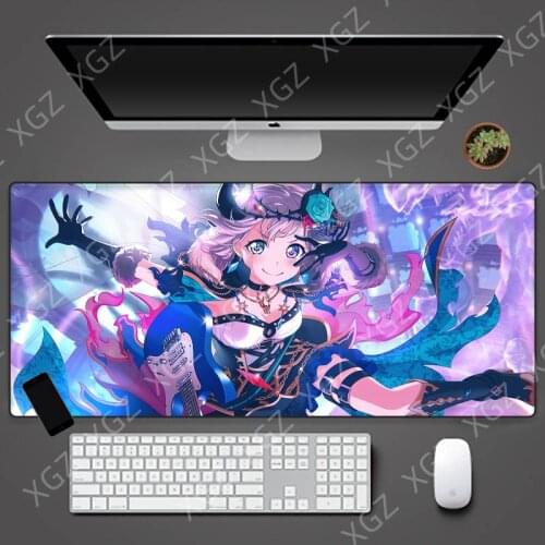 XGZ Japan Anime Big Tits Non-slip Mouse Pad Large Cute Girl Mousepad Laptop Office Gaming Accessories Pad Rubber Computer Mat