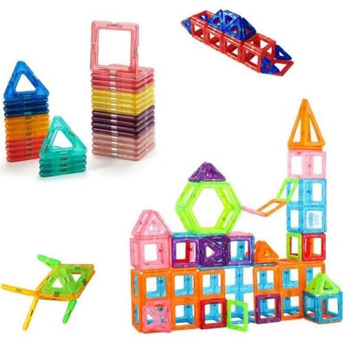 Mini Size Magnetic Constructor Set Designer Magnetic Blocks Building Model Magnet Toys Educational Toys for Children Gifts