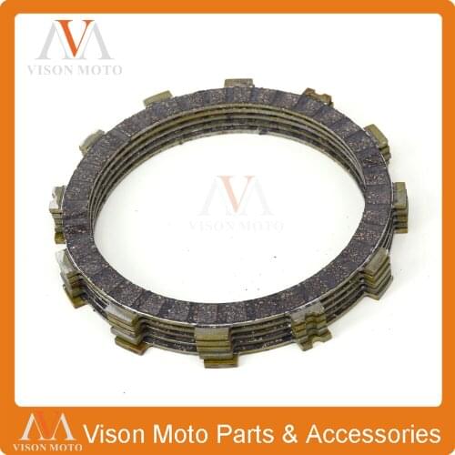 Motorcycle Clutch Friction Plates Disc Set 5pcs For KAWASAKI EL250 Eliminator 1988 1989 EX250 Ninja 250 250R ZZ-R250 ZZR250