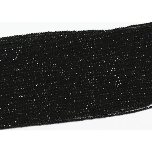 Natural Black Carnelian Stone Agat Onyx 2mm 3mm Round Faceted Beads Diy Jewelry Loose Beads 15" B468