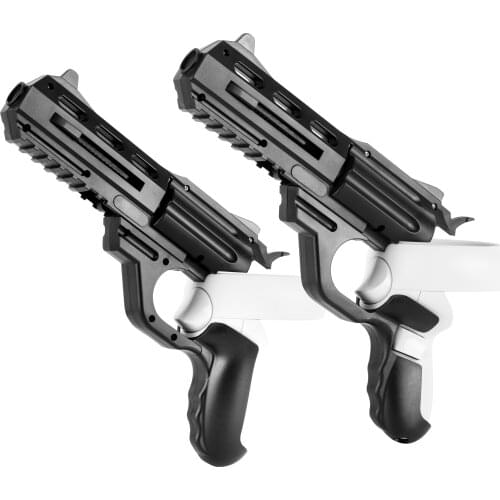 Pistol Grips for Oculus Quest 2 Touch Controllers VR Combo Accessories Gun Set Compatible Arizona Sunshine Robo Recall Pavlov