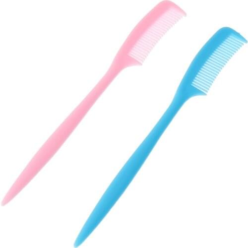 5pcs Plastic Eyebrow Eyelash Extension Comb Cosmetic Makeup Tool For Salon Home Use New Fashion