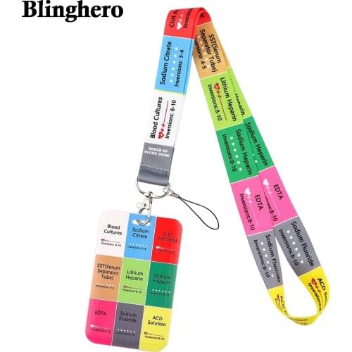 CB825 Doctors Nurses Neck Strap Lanyard for Key ID Card Mobile Phone Straps USB Badge Holder Hang Rope Lariat Lanyards