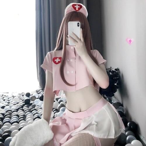 Sexy Erotic Underwear Super Show Nurse Uniform Temptation Open File Stockings Abnormal Hot Clothing Female Show Passion Suit