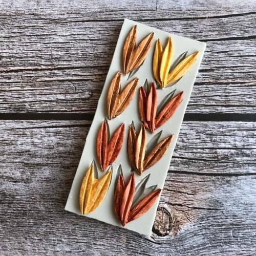 Bamboo Leaf Silicone Mold DIY Chocolate Candy Mold Kitchen Accessories Bakeware