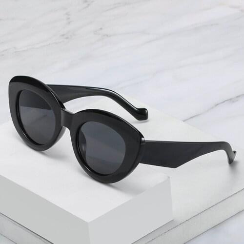 New unisex fashion cat-eye sunglasses trend personality retro sunglasses women street driving glasses men