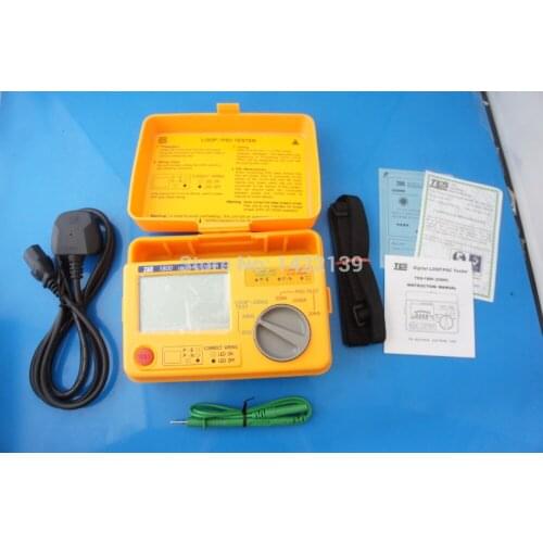 TES-1800A LOOP / PSC Precision Resistance Tester 0.01 W 3 Digit LCD Display Measure Low Loop with 0.01W Resolution