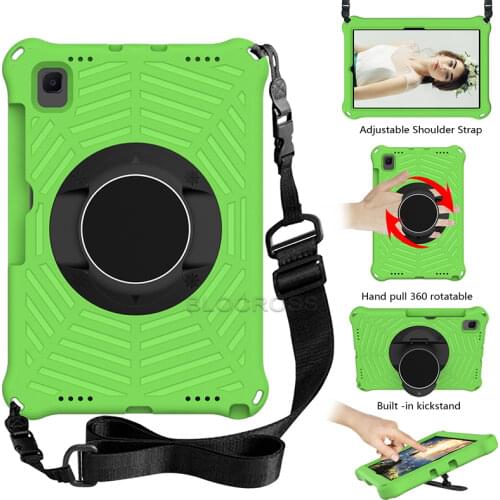 360 Rotating Case for Tab A7 2020 10.4'' T500 Tab A 10.1 Inch SM-T510 Tab A7 Lite 8.7 inch T220 Kids EVA Shockproof Case Funda