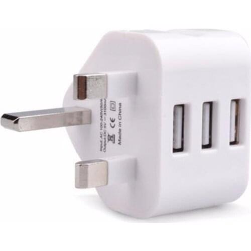 SOONHUA USB Wall Charger Mobile Phone Chargers Travel Fast Charging Adapter For IPhone X 8 UK Plug Free Shipping