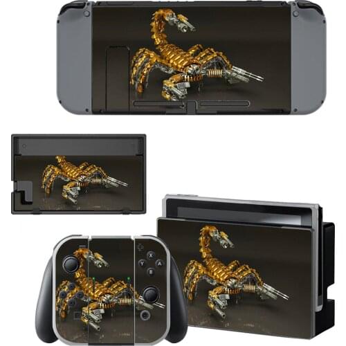 1 Styles Mechanics Style Vinyl Decal Skin Sticker For Nintendo Switch NS NX Console Protector Game Accessoriy NintendoSwitch